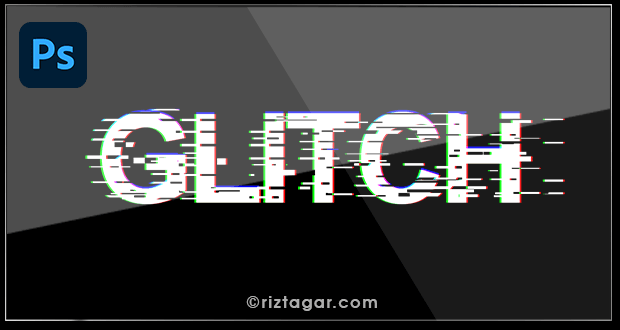 How to make Glitch Text Effect in Photoshop