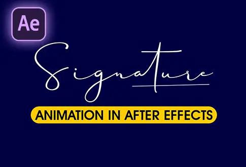 Signature animation