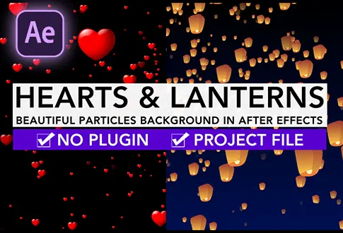How to Create Heart Particles in Adobe After Effects