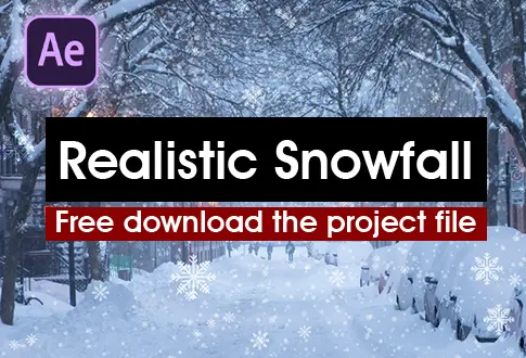 Realistic Snowfall animation