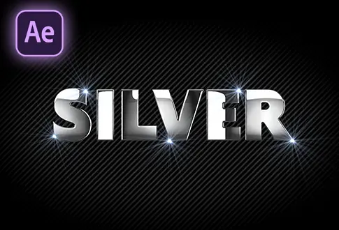 Silver Text Animation