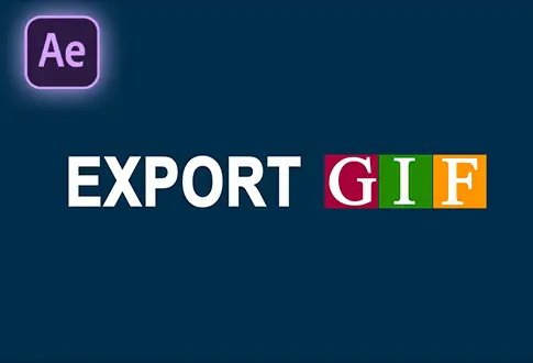 Export Animated Gifs from Adobe After Effects