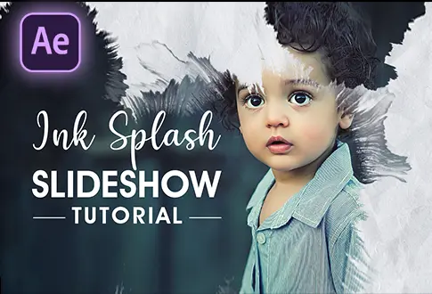 Ink Splash Image Slideshow