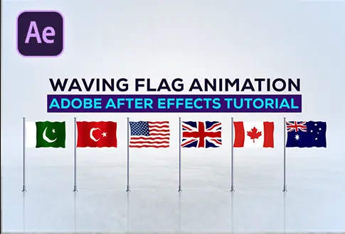 Waving flag animation