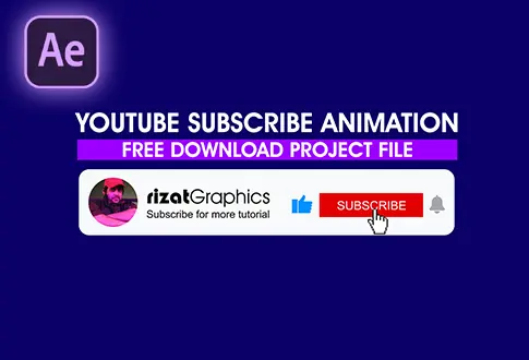 Free Download YouTube Subscribe Animation Template