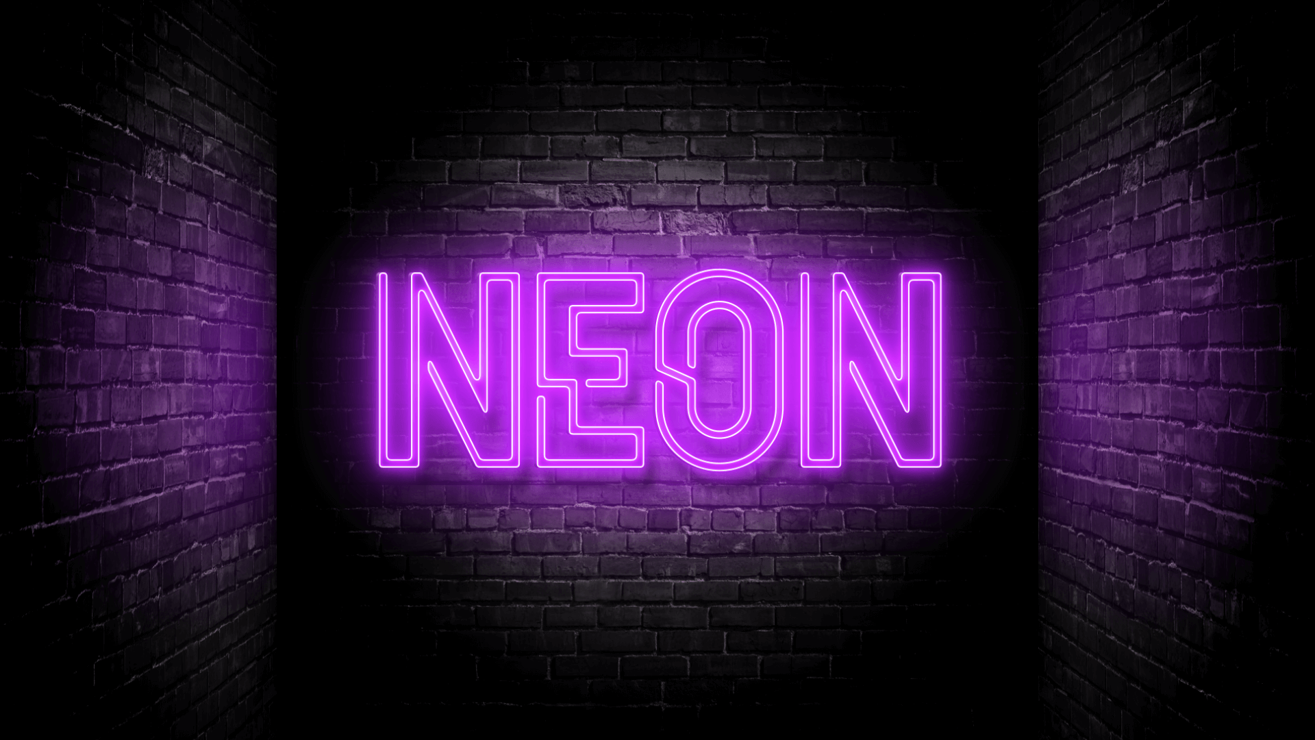 Neon Flicker Sign Final Result