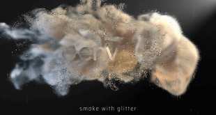 Glitter Smoke Logo Reveal