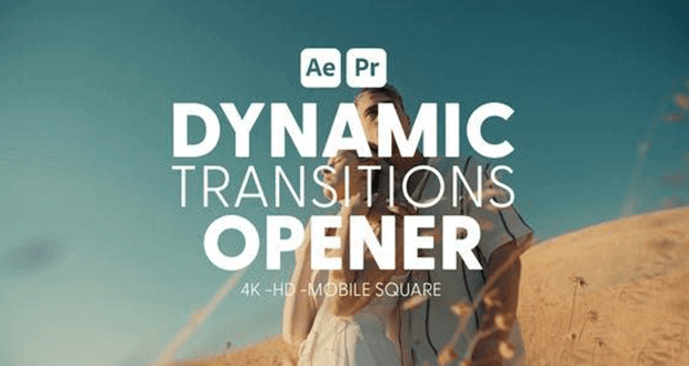 Dynamic Transitions Opener Videohive Template
