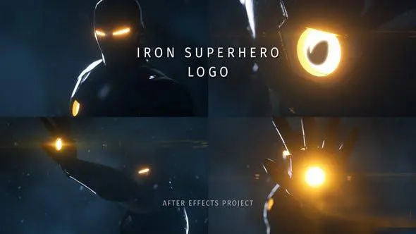Iron Superhero Logo Reveal