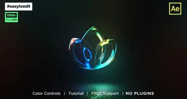 Color Pulse Logo Reveal