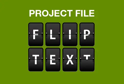 Flip Text Animation