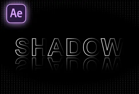 Shadow Stroke Text Reveal