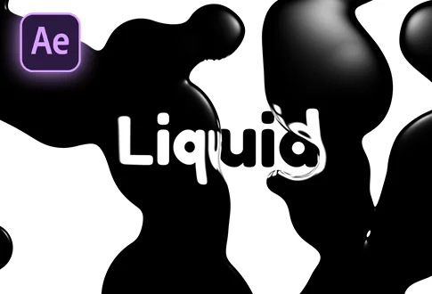 Liquid Typography Text Animation