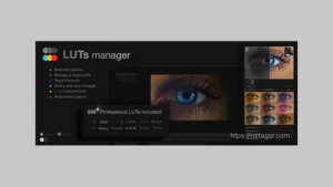 Aescripts LUTs Manager