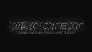 Aescripts Discotext