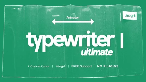 Videohive Typewriter Mogrt