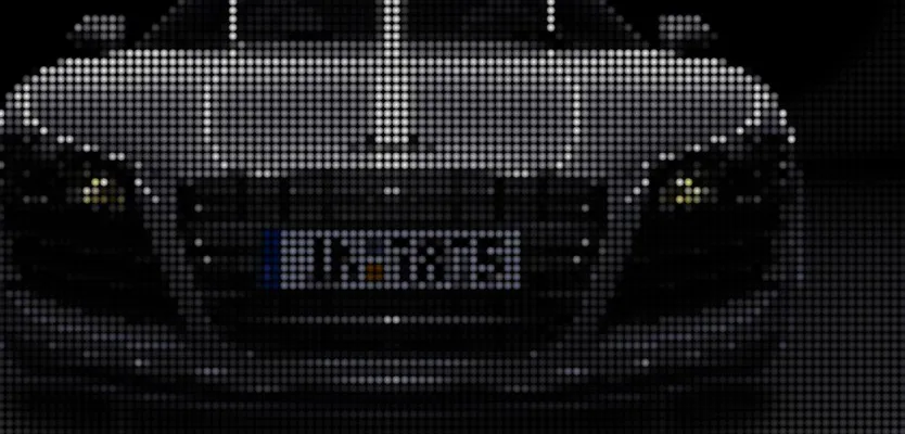 Dot Pixels Car