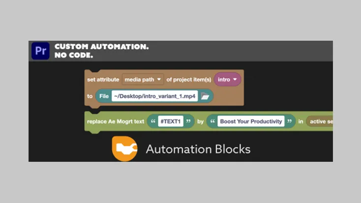 Aescripts Automation Blocks for Premiere